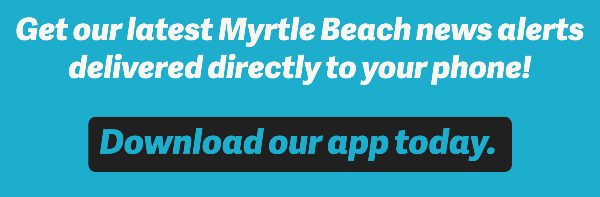 Myrtle Beach App Homepage